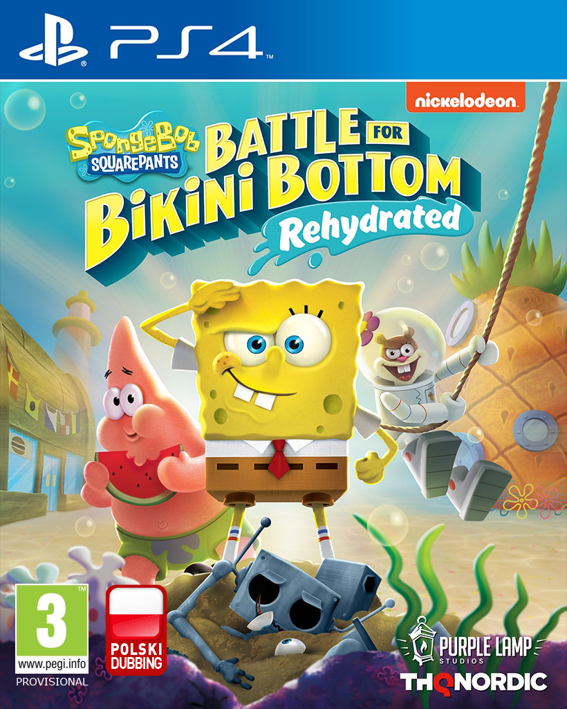 Spongebob SquarePants Battle for Bikini Bottom Rehydrated Edycja Shiny GRA PS4