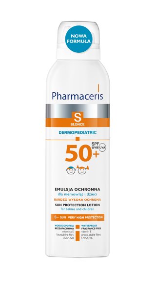 Фото - Крем і лосьйон Dr Irena Eris Pharmaceris S Emulsja ochronna dla niemowląt i dzieci SPF50 150ml 