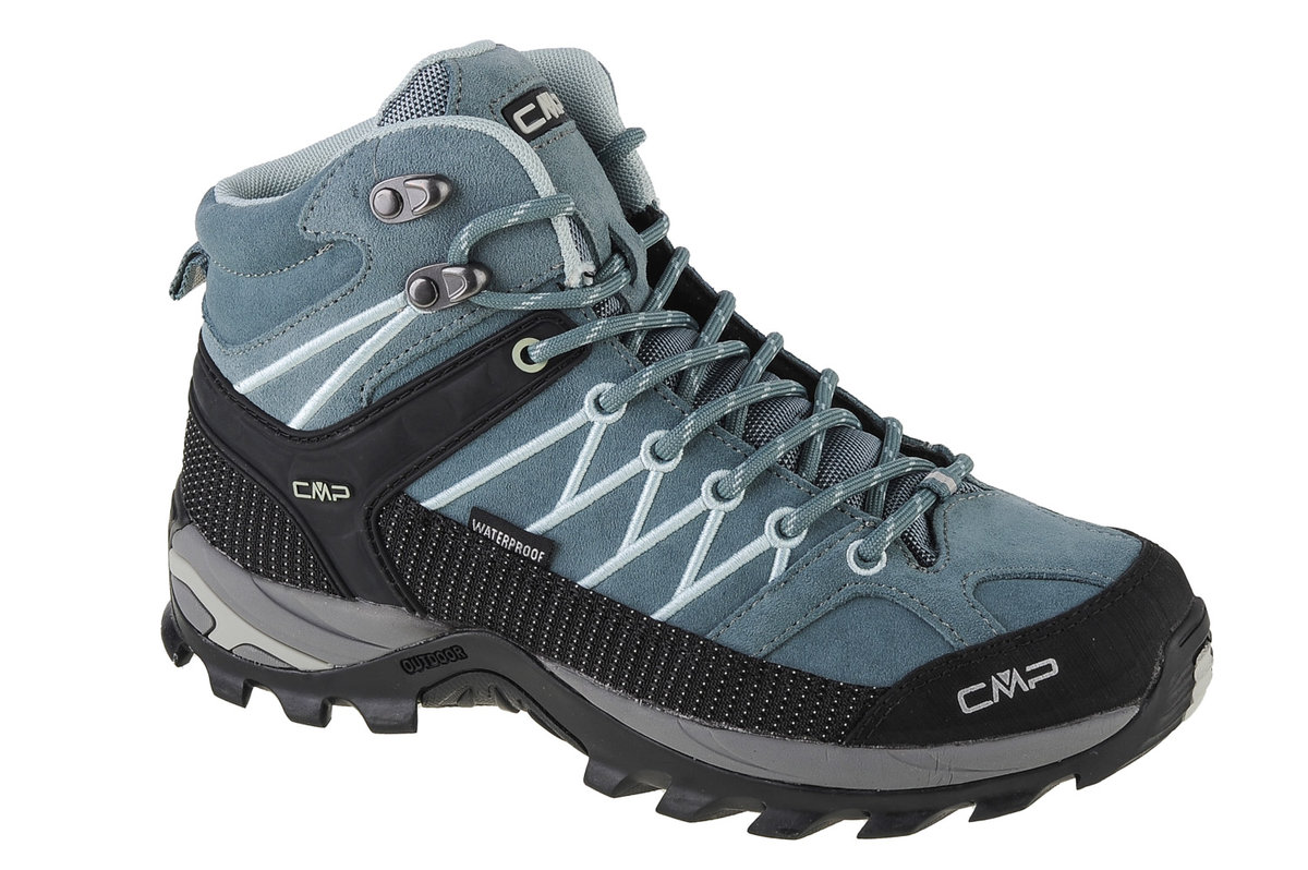 CMP Damskie buty trekkingowe Rigel Mid Wmn Wp Walking, Mineral Green, 36 EU, Ziele? mineralna, 36 EU