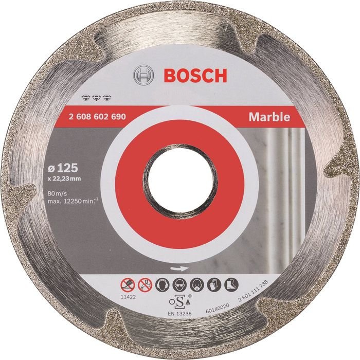 Bosch DIAMENTOWA TARCZA TNĄCA DO MARMURU BEST FOR MARBLE 125 mm 2608602690