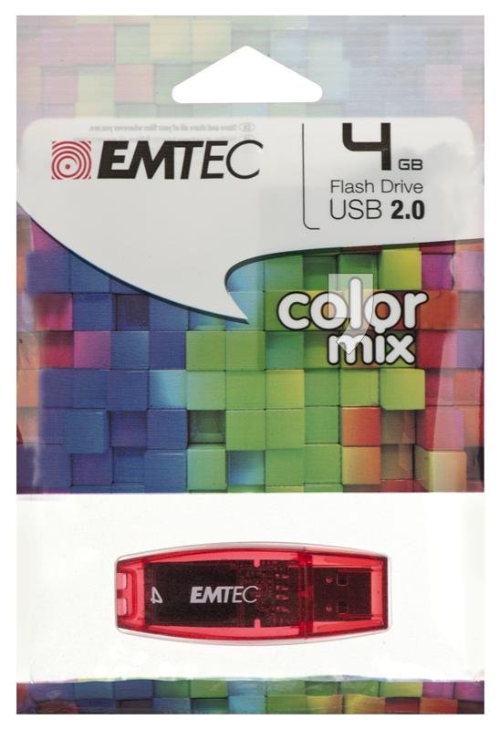Emtec C410 4GB pamięć USB USB Typu-A 2.0 Czarny, Nośnik Pendrive USB