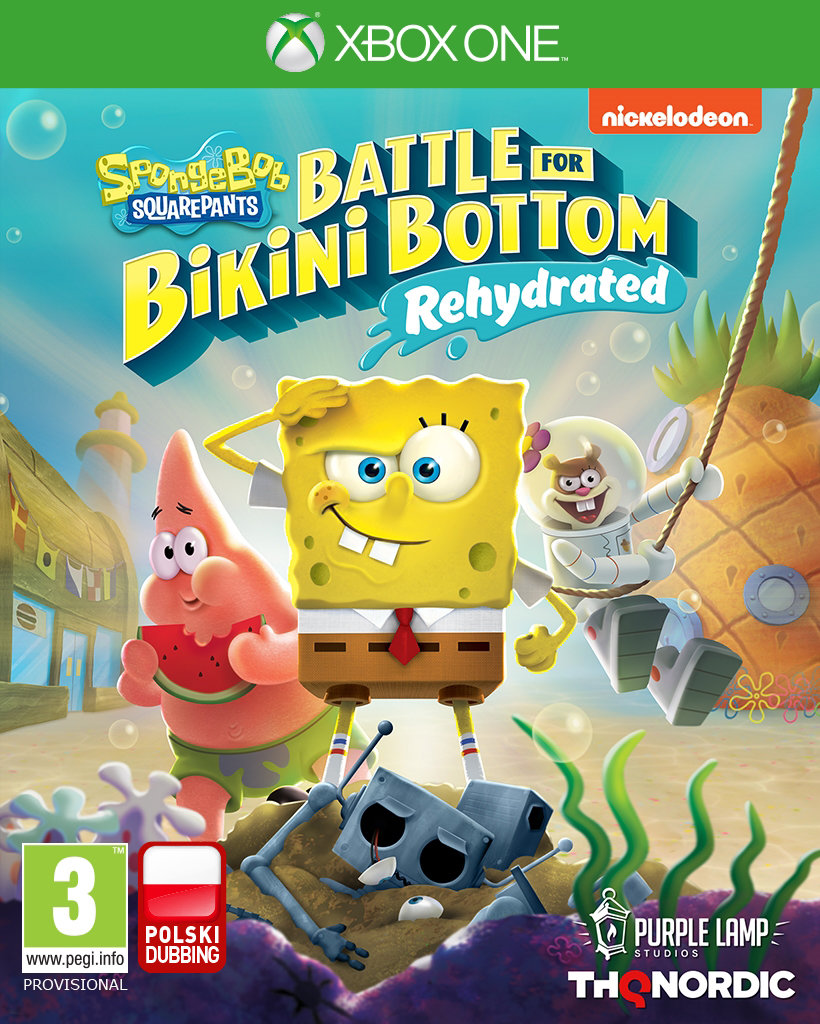 Spongebob SquarePants Battle for Bikini Bottom Rehydrated Edycja Shiny GRA XBOX ONE)