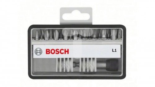 Bosch Robust Line 2607002568, płaski, krzyżakowy Phillips, krzyżakowy Pozidriv, wewnętrzny sześciokąt, TORX, 19 szt.
