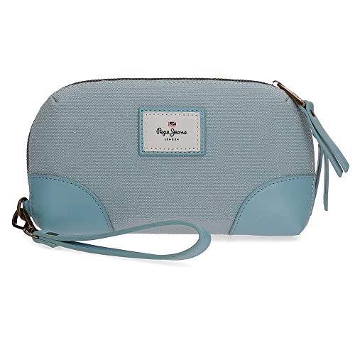 Pepe Jeans Cora torba na ramię, mała, niebieska, 26 x 14 x 6 cm, bawełna