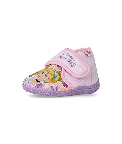 CERDÁ LIFE'S LITTLE MOMENTS Chaussons Księżniczki Licencja Biuro Disneya Kapcie - Oficjalna licencja, Lila, 10 UK dziecko