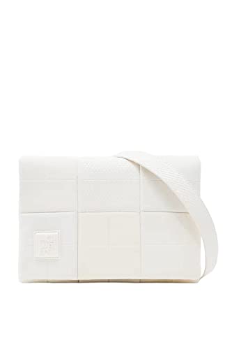Desigual Women's Bag_Damas_Dortmund Flap 1001 RAW, biała, biały