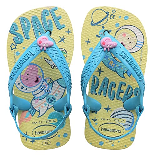 Havaianas Unisex Baby Peppa Pig Beżowe klapki japonki, 6 UK dziecko, BEŻOWY