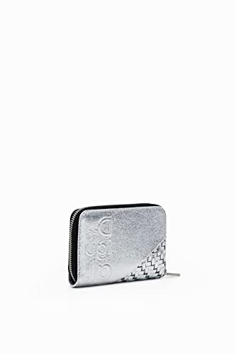 Desigual Women's Mone_Delta Silver Marisa 9188, materiał wykończony, 14, Wykończenie materiału, 14