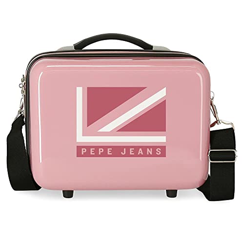 Pepe Jeans Carol kosmetyczka z torbą na ramię, różowa, 29 x 21 x 15 cm, sztywna, ABS 9,14 l