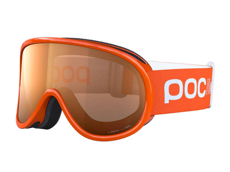 POC POCito Retina FLUORESCENT ORANGE okulary dla dzieci na snowboardzie 89831731