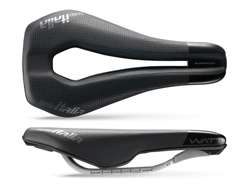 Selle Italia, Siodło rowerowe, WATT GEL SUPERFLOW, czarny