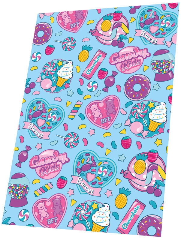 Kids Euroswan, Candy, Koc polarowy, 150x100 cm