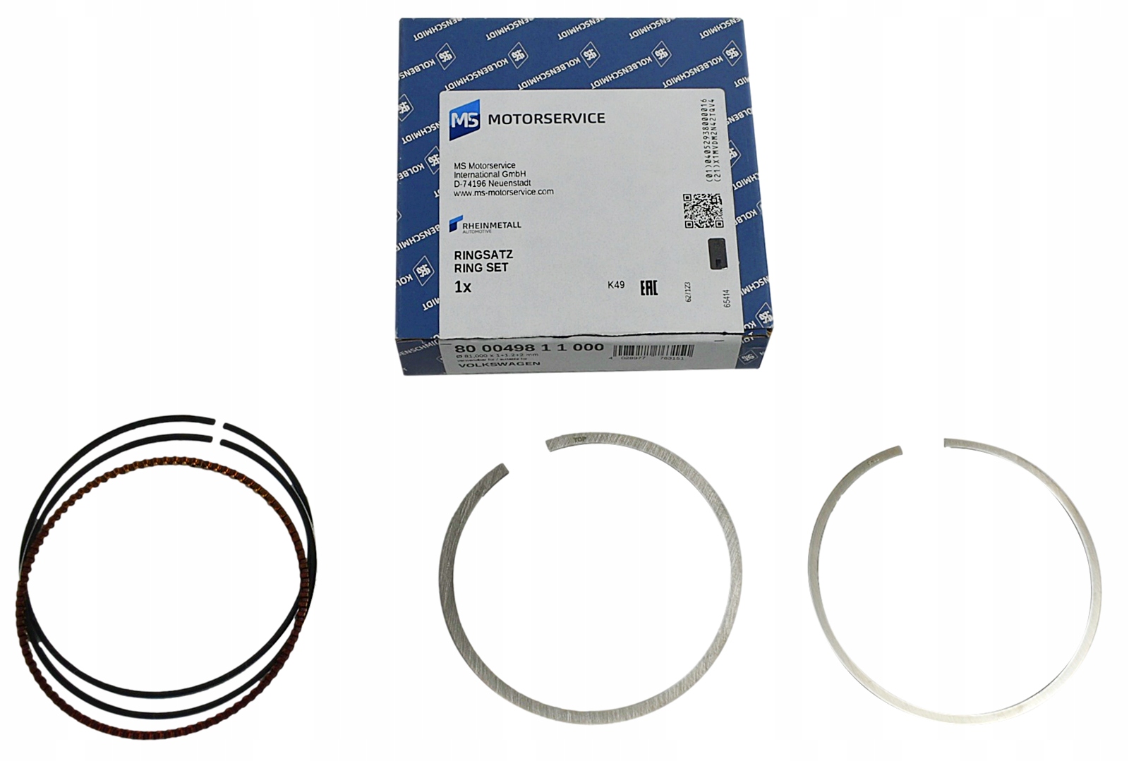 KOLBENSCHMIDT Zestaw pierścieni tłoka 800049811000
