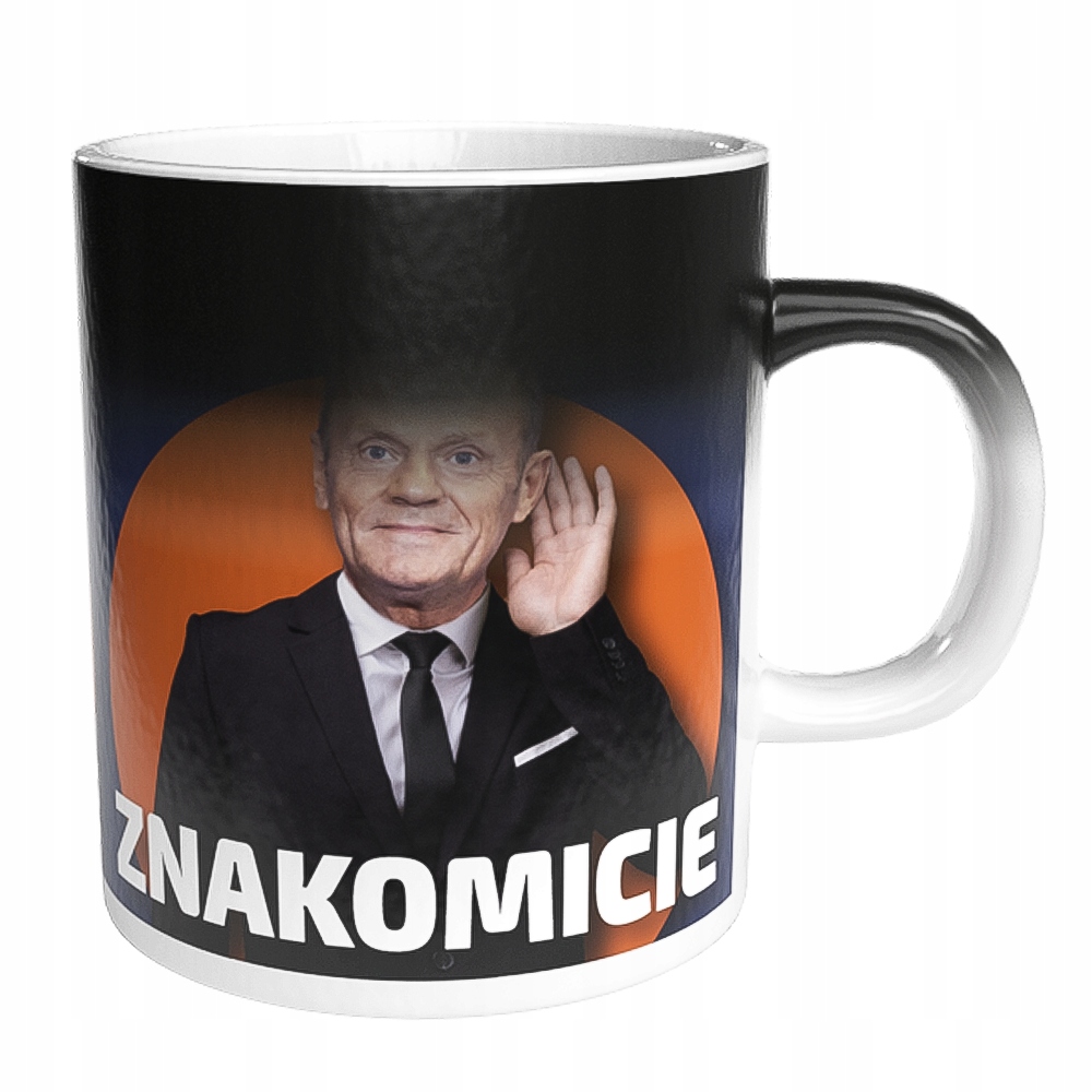 Magiczny Kubek Humor Donald Tusk Kawa Herbata
