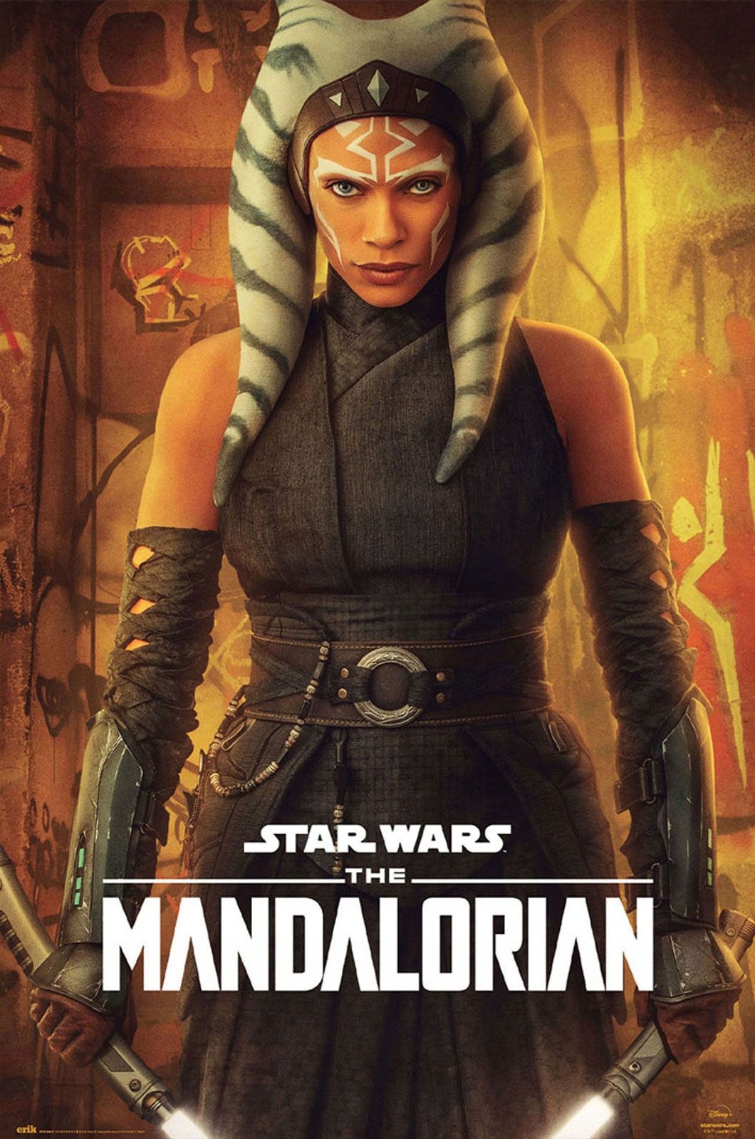 Star Wars The Mandalorian Ahsoka Tano - plakat 61x91,5 cm