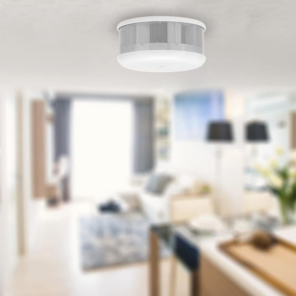 Smartwares Czujnik dymu marki Rm620 Mini 10-letni czujki dymu z certyfikatem VDS i DIN EN14604 / Wymiary zaledwie 75 x 35 mm