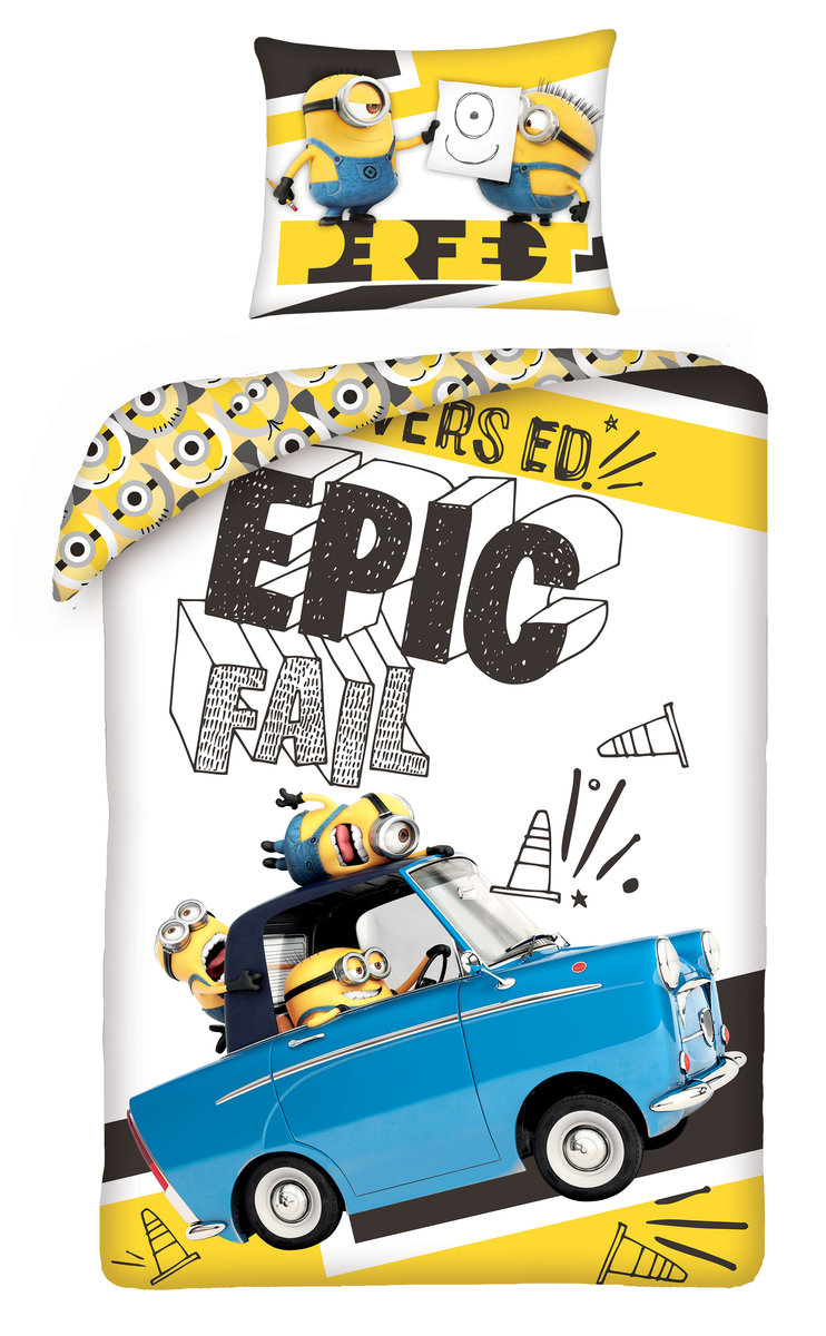 Minionki Pościel bawełniana Minionki 1Y43A1 1Y43A1 SAM  140x200