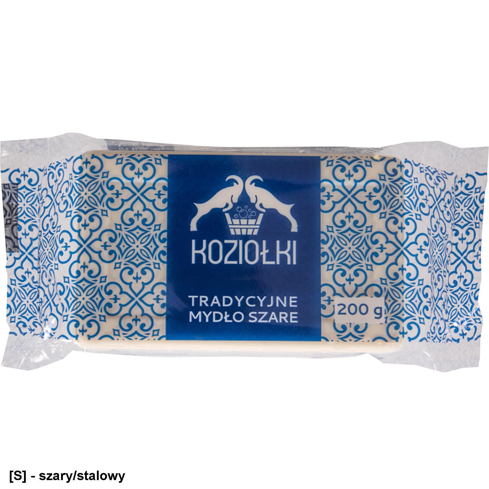 HM-KOZIOLKI - Tradycyjne mydło szare Koziołki, uniwersalne do mycia kąpieli zapierania plam, nie zawiera barwników, przebadane dermatologicznie - 200 g.