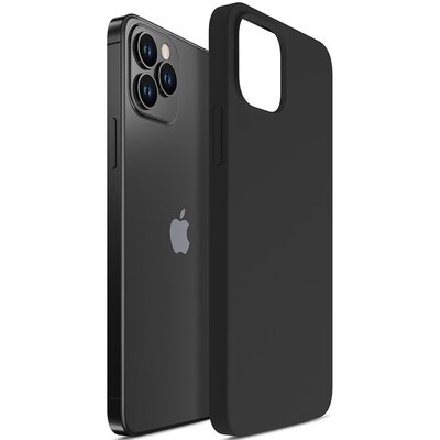 Etui 3MK Silicone Case do Apple iPhone 12 Pro Max Czarny