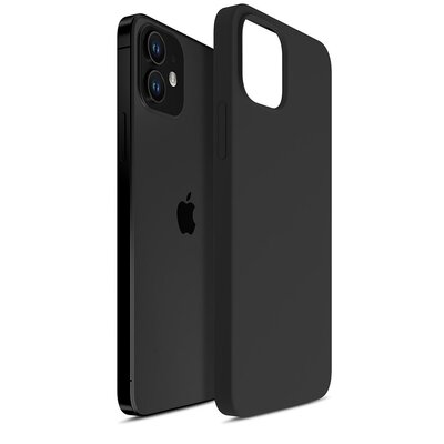 3mk Hardy Silicone Mag Case do iPhone 12 czarny