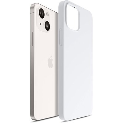 3mk Hardy Silicone Mag Case do iPhone 14 Plus biały