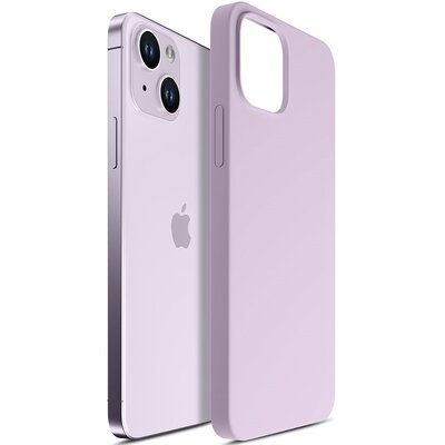 3mk Hardy Silicone Mag Case Light do iPhone 14 Plus purpurowy