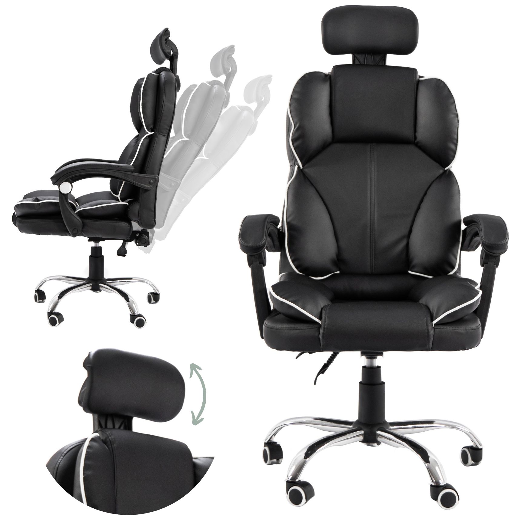 Fotel biurowy Artnico Seli 1.0 czarny