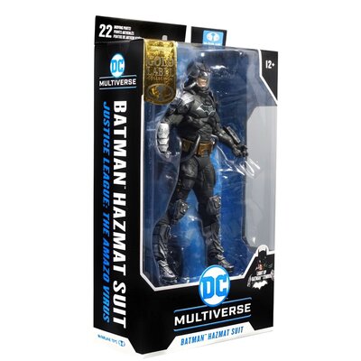 Mcfarlane TM15169 DC Multiverse 7 IN-Batman Hazmat Suit (logo Light Up) (złota etykieta), wielokolorowy 15169