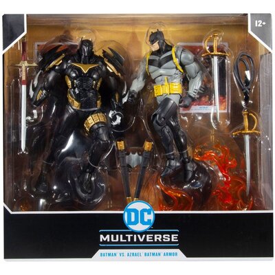 Mcfarlane TM15455 DC Kolektor wielopak - biały rycerz Batman VS AZBAT, wielokolorowy 15455