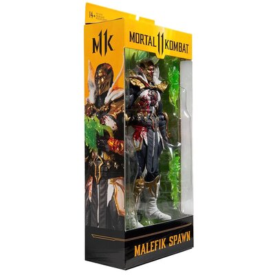 Mcfarlane Zabawki TM11061 Mortal Kombat 7IN WV3-MALEFIK Spawn (zakrwawiony uczestnik), wielokolorowe 11061