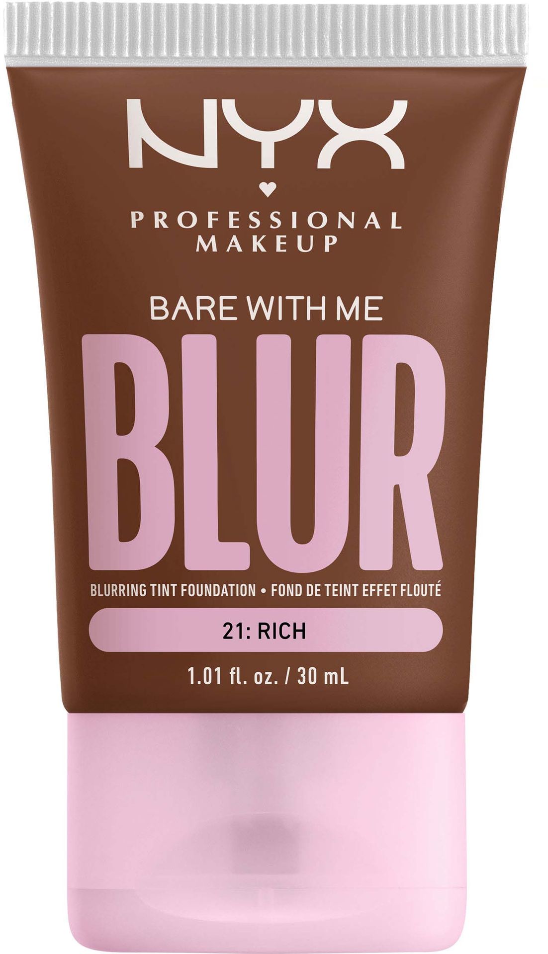 NYX PROFESSIONAL MAKEUP Bare With Me Blur Tint Foundation 21 Rich - Podkład  21 Rich