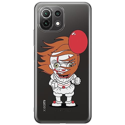 ERT GROUP etui na telefon Xiaomi 11 LITE 4G/5G, case oryginalny i oficjalnie licencjonowany przez Horror, wzór It 005, plecki z TPU częściowo przeźroczyste