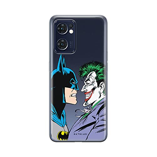 Etui dedykowane do OPPO RENO 7 5G wzór:  Batman i Joker 005 oryginalne i oficjalnie licencjonowane