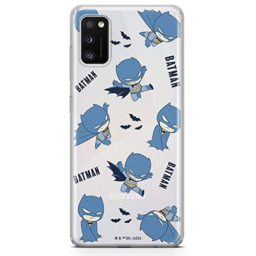 ERT GROUP etui na telefon Samsung A41, case oryginalny i oficjalnie licencjonowany przez DC, wzór Batman 076, optymalnie dopasowane, plecki z TPU częściowo przeźroczyste