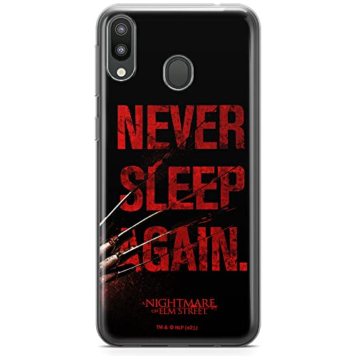 ERT GROUP etui na telefon Samsung M20, case oryginalny i oficjalnie licencjonowany przez Horror, wzór Nightmare of Elm Street 003, optymalnie dopasowane, plecki z TPU