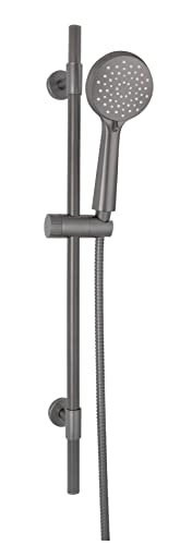 Young zestaw prysznicowy 66 cm ze stali nierdzewnej, głowica prysznicowa z 3 funkcjami, wąż prysznicowy 150 cm, nadaje się do podgrzewaczy przepływowych, uniwersalne przyłącze ½