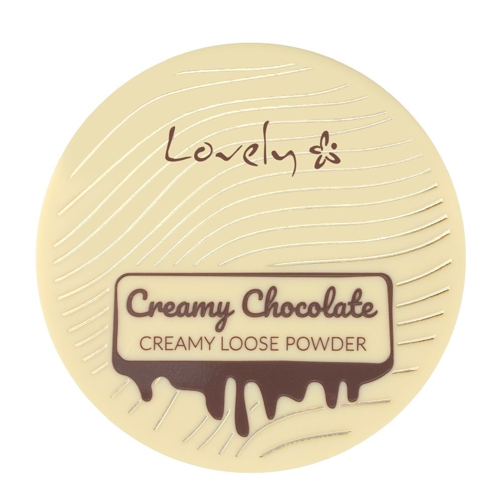 LOVELY Creamy Chocolate Loose Powder Czekoladowy, matowy puder brązujący do twarzy i ciała z ekstraktem z Nasion Kakao 8g