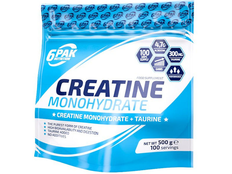 6Pak Nutrition Creatine Monohydrate 500g