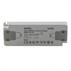 Zamel Zasilacz LED slim 12W 12V DC LEDIX ZNS-12-12