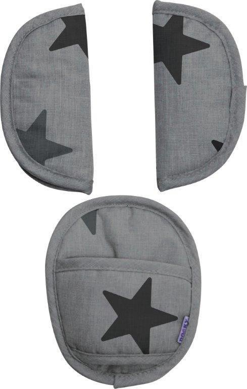 Xplorys Dooky Dooky Universal Pads Grey Stars uniwersalne nakładki na pasy szary