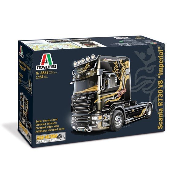 Zdjęcia - Model do sklejania (modelarstwo) ITALERI Ciągnik siodłowy Scania R730 V8 Topline "Imperial" 3883 