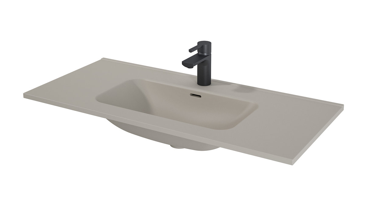 Elita Skappa umywalka 100,8x46 cm meblowa prostokątna fume mat 146067