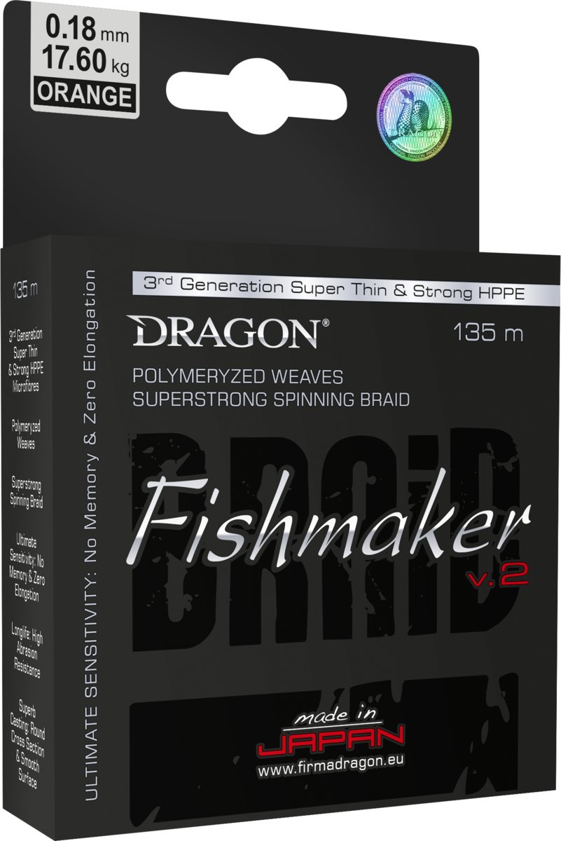 Dragon Plecionka Fishmaker V.2 j.szara 0.06mm 135m