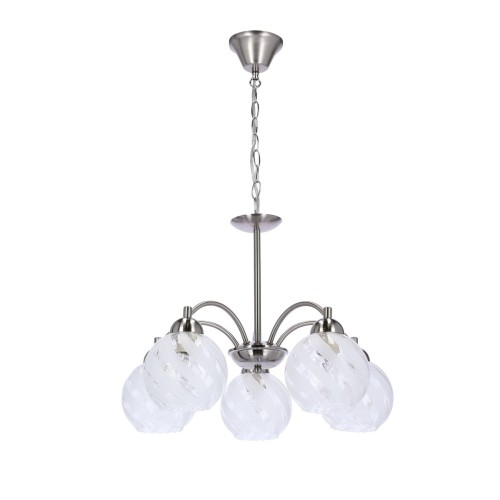 Baida lampa wisząca 5-punktowa satynowa 35-17123