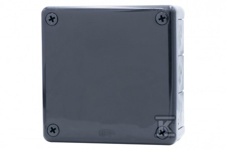 Puszka hermetyczna H55-L 118x118x46 IP55 12-wylotowa czarna ONNLINE