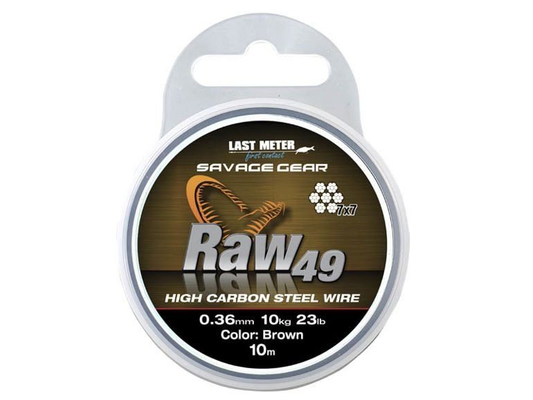 Materiał Przyponowy Savage Gear Raw 49 -10m-0,45mm