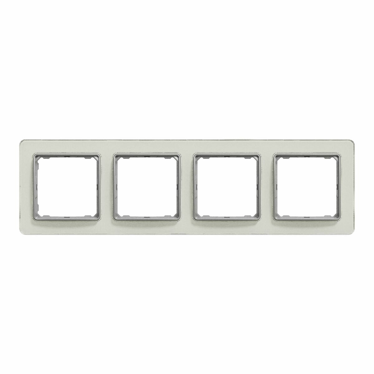 Ramka poczwórna biały szkło SEDNA DESIGN SCHNEIDER ELECTRIC