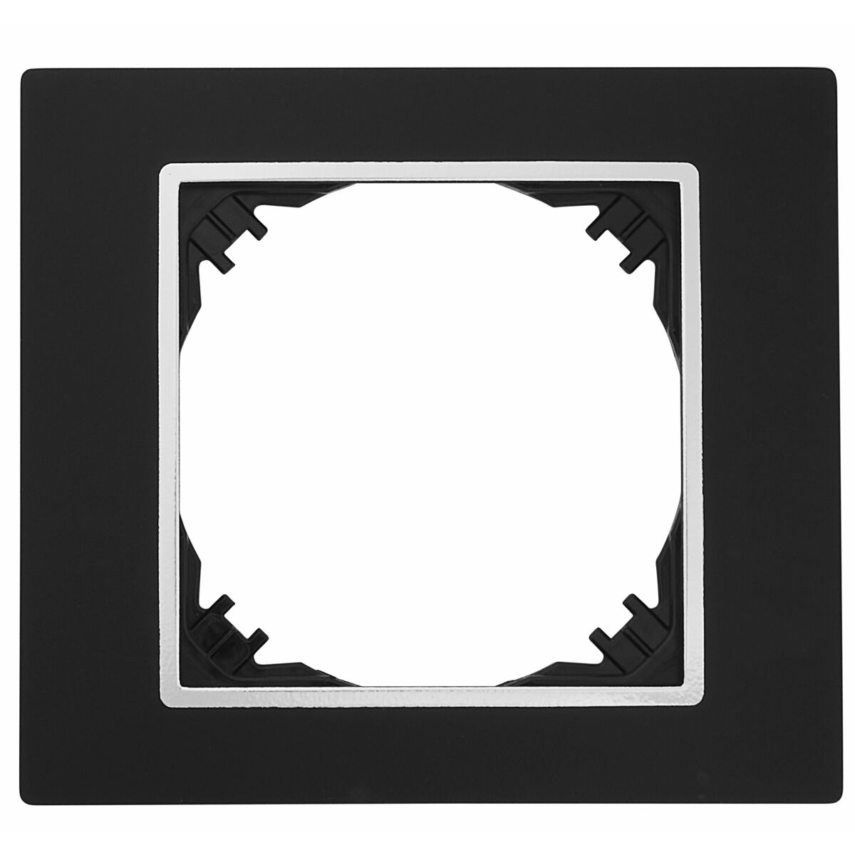 Ramka pojedyńcza Czarny chrom VESTRA ELEKTRO-PLAST