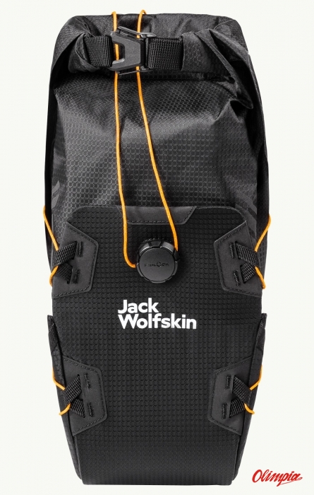 Sakwa rowerowa na widelec przedni Jack Wolfskin MOROBBIA FORK BAG flash black