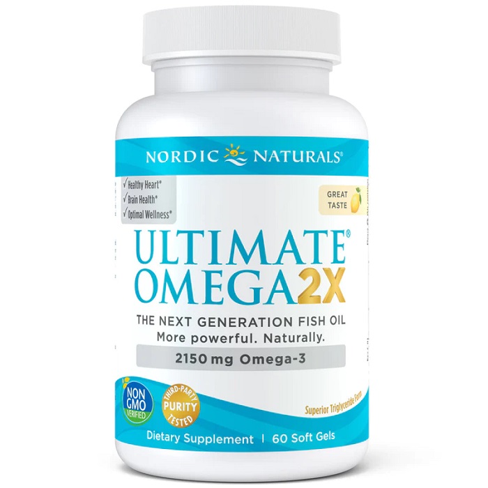 Ultimate NORDIC NATURALS NORDIC NATURALS Omega 2X 2150mg (Omega-3) 60 Kapsułek żelowych